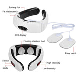 Electric neck massager with far infrared pain relief tool